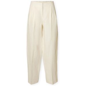 Pantalon Selected W Barrel Lia Trousers - Birch Beige FR 36,FR 38,FR 40 Dames Pantalon Selected W Barrel Lia Trousers - Birch Beige FR 36,FR 38,FR 40 Dames