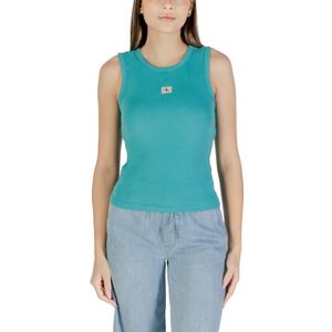 Blouses Calvin Klein Jeans A - WOVEN LABEL 2X2 LV047C201G Bleu EU S,EU L Dames Blouses Calvin Klein Jeans A - WOVEN LABEL 2X2 LV047C201G Bleu EU S,EU L Dames