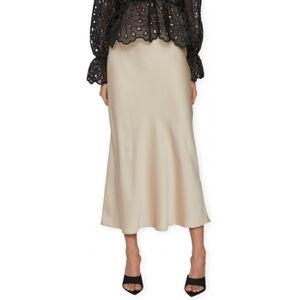 Jupes midi Vila Noos Elette Skirt - Cement Beige FR 34,FR 36,FR 38,FR 40,FR 42 Dames Jupes midi Vila Noos Elette Skirt - Cement Beige FR 34,FR 36,FR 38,FR 40,FR 42 Dames
