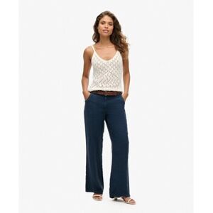 Jeans flare / larges Superdry Pantalon taille basse en lin US 8,US 10,US 12,US 14 Dames Jeans flare / larges Superdry Pantalon taille basse en lin US 8,US 10,US 12,US 14 Dames
