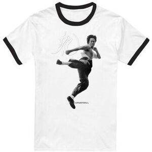 T-shirt Bruce Lee Flying Kick Noir EU XXL,EU S Dames T-shirt Bruce Lee Flying Kick Noir EU XXL,EU S Dames