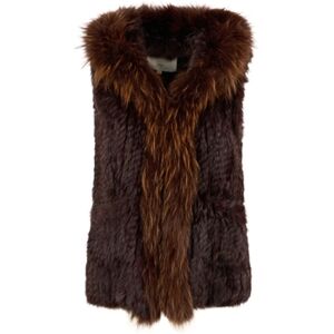 Gilet Oakwood Gilet avec capuche Maliha Ref 63949 Marron Fonce Marron EU XL,US L,US S Dames Gilet Oakwood Gilet avec capuche Maliha Ref 63949 Marron Fonce Marron EU XL,US L,US S Dames