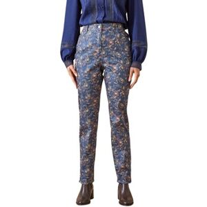 Pantalons slim Daxon by - Pantalon taille haute 5 poches Bleu FR 40,FR 42,FR 44,FR 46,FR 48,FR 52 Dames Pantalons slim Daxon by - Pantalon taille haute 5 poches Bleu FR 40,FR 42,FR 44,FR 46,FR 48,FR 52 Dames