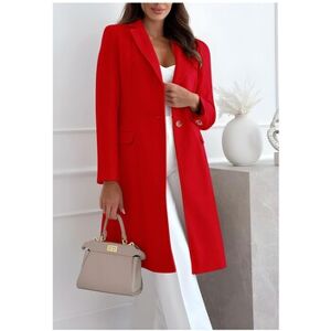 Manteau Kebello Manteau Mi Long F, Rouge Rouge EU S,EU XL Dames Manteau Kebello Manteau Mi Long F, Rouge Rouge EU S,EU XL Dames