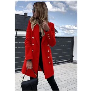 Manteau Kebello Manteau Mi Long F, Rouge Rouge EU S,EU M,EU XL Dames Manteau Kebello Manteau Mi Long F, Rouge Rouge EU S,EU M,EU XL Dames