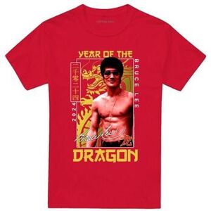 T-shirt Bruce Lee Framed Year of The Dragon Rouge EU XXL,EU S,EU M,EU L,EU XL,EU 3XL,EU 4XL Dames T-shirt Bruce Lee Framed Year of The Dragon Rouge EU XXL,EU S,EU M,EU L,EU XL,EU 3XL,EU 4XL Dames