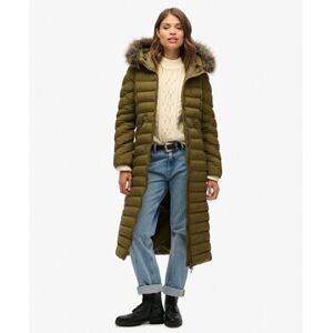 Veste Superdry Veste longue à capuche en fausse fourrure Fuji US 8,US 10,US 12 Dames Veste Superdry Veste longue à capuche en fausse fourrure Fuji US 8,US 10,US 12 Dames