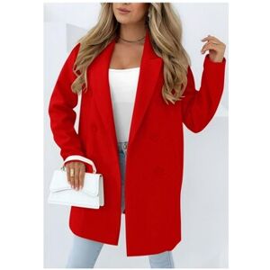 Manteau Kebello Manteau Mi Long F, Rouge Rouge EU S,EU M,EU XL Dames Manteau Kebello Manteau Mi Long F, Rouge Rouge EU S,EU M,EU XL Dames
