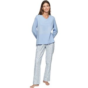 Ensembles de pyjama Selmark Pyjama pantalon top manches longues P111 PREPPY FLOWERS Bleu EU S,EU M Dames Ensembles de pyjama Selmark Pyjama pantalon top manches longues P111 PREPPY FLOWERS Bleu EU S,EU M Dames