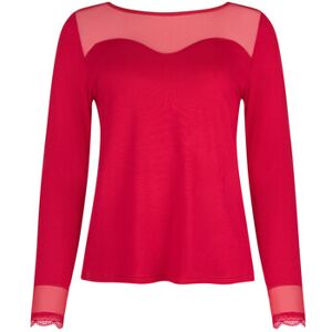 Chemises de nuit Lisca Pyjama pantalon top manches longues ROXANNE Rouge EU XXL,EU M,EU L,EU XL Dames Chemises de nuit Lisca Pyjama pantalon top manches longues ROXANNE Rouge EU XXL,EU M,EU L,EU XL Dames