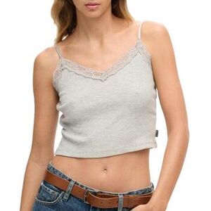 Blouses Superdry Vintage Lace Cami Gris EU S / M,EU M / L Dames Blouses Superdry Vintage Lace Cami Gris EU S / M,EU M / L Dames