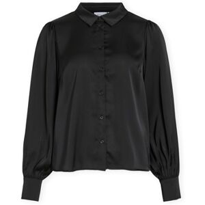 Blouses Vila Noos Enna Ravenna Shirt - Black Noir FR 34,FR 36,FR 38,FR 40,FR 42,FR 44 Dames Blouses Vila Noos Enna Ravenna Shirt - Black Noir FR 34,FR 36,FR 38,FR 40,FR 42,FR 44 Dames