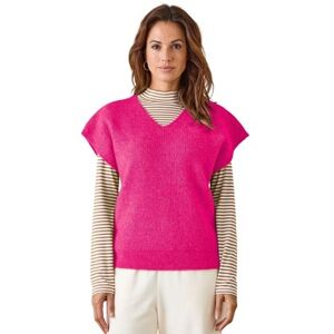 Sweatshirts Daxon by - Pull sans manches côtes anglaises Rose FR 40,FR 44,FR 48,FR 52,FR 60 Dames Sweatshirts Daxon by - Pull sans manches côtes anglaises Rose FR 40,FR 44,FR 48,FR 52,FR 60 Dames