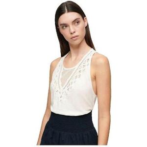Blouses Superdry Débardeur avec détails en dentelle Beige EU S,EU M,EU L,EU XL Dames Blouses Superdry Débardeur avec détails en dentelle Beige EU S,EU M,EU L,EU XL Dames