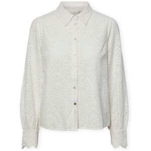 Blouses Y.a.s YAS Noos Holi Shirt - Snow White Blanc EU S,EU L Dames Blouses Y.a.s YAS Noos Holi Shirt - Snow White Blanc EU S,EU L Dames