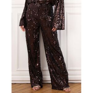 Pantalon La Modeuse Pantalons pour femme - Marron - Marron EU S,EU M,EU L Dames Pantalon La Modeuse Pantalons pour femme - Marron - Marron EU S,EU M,EU L Dames