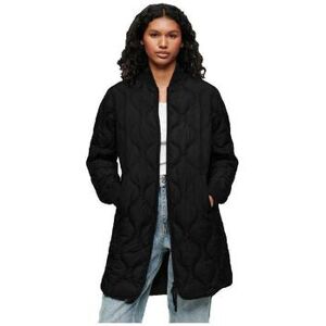 Manteau Superdry Manteau Studio Long Liner matelassé Noir EU M,EU XL Dames Manteau Superdry Manteau Studio Long Liner matelassé Noir EU M,EU XL Dames