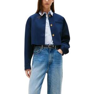 Veste Tommy Hilfiger PUNTO CROP LADY JACK WW0WW46519 Bleu FR 36,FR 38 Dames Veste Tommy Hilfiger PUNTO CROP LADY JACK WW0WW46519 Bleu FR 36,FR 38 Dames