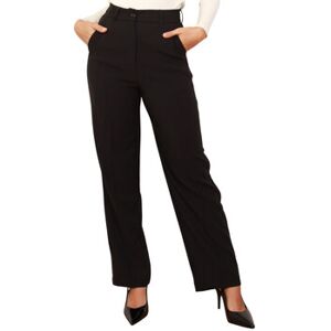 Pantalons de costume La Modeuse Pantalons pour femme - Noir - Noir EU S,EU M,EU L,EU XL Dames Pantalons de costume La Modeuse Pantalons pour femme - Noir - Noir EU S,EU M,EU L,EU XL Dames