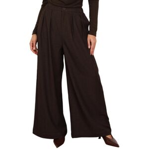 Pantalon La Modeuse Pantalons pour femme - Marron - Marron EU S,EU M,EU L Dames Pantalon La Modeuse Pantalons pour femme - Marron - Marron EU S,EU M,EU L Dames