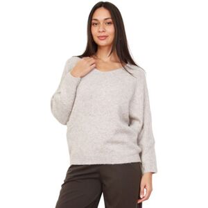 Pull La Modeuse Pulls pour femme - Beige foncé - Beige EU S / M,EU M / L Dames Pull La Modeuse Pulls pour femme - Beige foncé - Beige EU S / M,EU M / L Dames