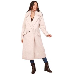 Manteau La Modeuse Manteaux pour femme - Beige - Beige EU M,EU XL Dames Manteau La Modeuse Manteaux pour femme - Beige - Beige EU M,EU XL Dames