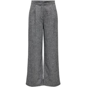 Pantalon Only Onlbekka Life Hw Wide Wool Look Pant Tlr 15360269 Gris US 36 / 32,US 38 / 32 Dames Pantalon Only Onlbekka Life Hw Wide Wool Look Pant Tlr 15360269 Gris US 36 / 32,US 38 / 32 Dames