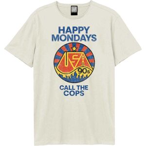 T-shirt Amplified Clothing Call The Cops Blanc EU XXL,EU S,EU M,EU L,EU XL,EU XS,EU 3XL Dames T-shirt Amplified Clothing Call The Cops Blanc EU XXL,EU S,EU M,EU L,EU XL,EU XS,EU 3XL Dames