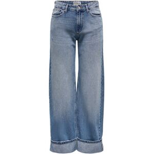 Jeans Only ONLELLA MW WIDE FOLD UP DNM TAI519 NOOS 15344976 Bleu EU S,EU M,EU XS Dames Jeans Only ONLELLA MW WIDE FOLD UP DNM TAI519 NOOS 15344976 Bleu EU S,EU M,EU XS Dames