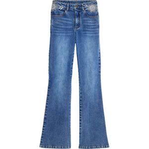 Jeans tapered Desigual REPIRSE_DENIM_EMBRO 26SWDDX6 Bleu EU S,EU XS Dames Jeans tapered Desigual REPIRSE_DENIM_EMBRO 26SWDDX6 Bleu EU S,EU XS Dames