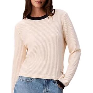 Pull Calvin Klein Jeans Waffle Beige EU S,EU M,EU XS Dames Pull Calvin Klein Jeans Waffle Beige EU S,EU M,EU XS Dames