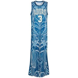 Robe adidas KD4621 Bleu IT S,IT L Dames Robe adidas KD4621 Bleu IT S,IT L Dames