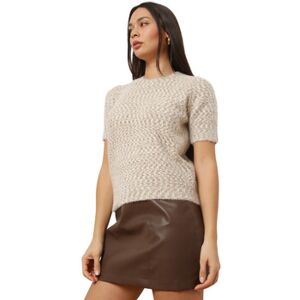 Pull La Modeuse Pulls pour femme - Taupe - Beige EU S / M,EU M / L Dames Pull La Modeuse Pulls pour femme - Taupe - Beige EU S / M,EU M / L Dames