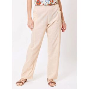 Pantalons droit La Fiancee Du Mekong Pantalon coton bio droit avec poches DANI Beige FR 36,FR 38,FR 40,FR 42,FR 44,FR 46 Dames Pantalons droit La Fiancee Du Mekong Pantalon coton bio droit avec poches DANI Beige FR 36,FR 38,FR 40,FR 42,FR 44,FR 46 Dames