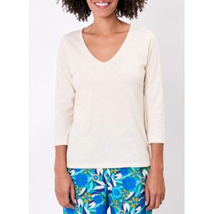 Ensembles de pyjama La Fiancee Du Mekong T-shirt uni manches 3/4 coton bio GIANA Beige FR 40,FR 42,FR 44,FR 46,FR 48,FR 50 Dames Ensembles de pyjama La Fiancee Du Mekong T-shirt uni manches 3/4 coton bio GIANA Beige FR 40,FR 42,FR 44,FR 46,FR 48,FR 50 Dames