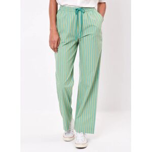 Pantalons large La Fiancee Du Mekong Pantalon rayé large coton bio JAMAL Vert FR 44,FR 46,FR 50 Dames Pantalons large La Fiancee Du Mekong Pantalon rayé large coton bio JAMAL Vert FR 44,FR 46,FR 50 Dames