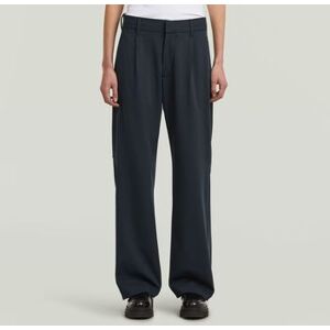 Pantalon G-Star Raw D27325-E068 BOWEY PLEATED CHINO-C742 SALUTE Bleu US 28,US 27 Dames Pantalon G-Star Raw D27325-E068 BOWEY PLEATED CHINO-C742 SALUTE Bleu US 28,US 27 Dames