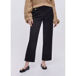 Chinots Liu Jo Pantalon chino avec patte Noir US 28,US 30,US 27,US 26,US 24,US 31,US 32 Dames Chinots Liu Jo Pantalon chino avec patte Noir US 28,US 30,US 27,US 26,US 24,US 31,US 32 Dames