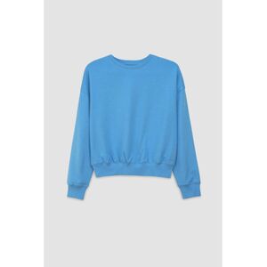 Sweatshirts Enorsia Sweat à ourlet côtelé et taille haute Bleu FR 36,FR 38,FR 40,FR 42,FR 44,FR 46 Dames Sweatshirts Enorsia Sweat à ourlet côtelé et taille haute Bleu FR 36,FR 38,FR 40,FR 42,FR 44,FR 46 Dames