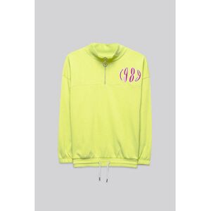 Sweatshirts Enorsia Demi-zip col haut brodé sweat Vert FR 36,FR 38,FR 40,FR 42,FR 44,FR 46 Dames Sweatshirts Enorsia Demi-zip col haut brodé sweat Vert FR 36,FR 38,FR 40,FR 42,FR 44,FR 46 Dames