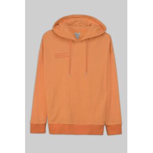 Sweatshirts à capuche Enorsia Slogan Vie Sweat Orange FR 36,FR 38,FR 40,FR 42,FR 44,FR 46 Dames Sweatshirts à capuche Enorsia Slogan Vie Sweat Orange FR 36,FR 38,FR 40,FR 42,FR 44,FR 46 Dames