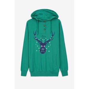 Sweatshirts à capuche Enorsia Sweat à capuche festif avec renne pour femmes - rose Vert FR 36,FR 38,FR 40,FR 42,FR 44,FR 46 Dames Sweatshirts à capuche Enorsia Sweat à capuche festif avec renne pour femmes - rose Vert FR 36,FR 38,FR 40,FR 42,FR 44,FR 46 Dames