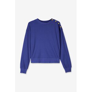 Sweatshirts Enorsia Sweat à col boutonné sur les épaules Bleu FR 36,FR 38,FR 40,FR 42,FR 44,FR 46 Dames Sweatshirts Enorsia Sweat à col boutonné sur les épaules Bleu FR 36,FR 38,FR 40,FR 42,FR 44,FR 46 Dames