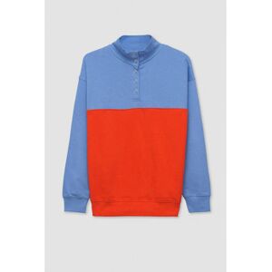 Sweatshirts Enorsia Sweat à col haut à manches longues en bloc de couleur Bleu FR 38,FR 40,FR 42,FR 44 Dames Sweatshirts Enorsia Sweat à col haut à manches longues en bloc de couleur Bleu FR 38,FR 40,FR 42,FR 44 Dames