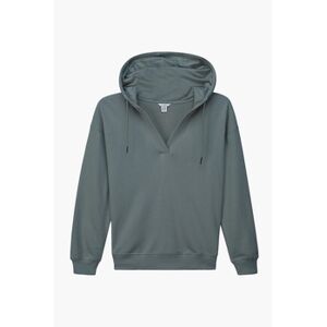 Sweatshirts à capuche Enorsia Sweat à capuche avec col en V et épaules tombantes Vert FR 36,FR 38,FR 40,FR 42,FR 44,FR 46 Dames Sweatshirts à capuche Enorsia Sweat à capuche avec col en V et épaules tombantes Vert FR 36,FR 38,FR 40,FR 42,FR 44,FR 46 Dames