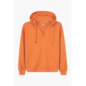 Sweatshirts à capuche Enorsia Sweat à capuche avec col en V et épaules tombantes Orange FR 36,FR 38,FR 40,FR 42,FR 44,FR 46 Dames Sweatshirts à capuche Enorsia Sweat à capuche avec col en V et épaules tombantes Orange FR 36,FR 38,FR 40,FR 42,FR 44,FR 46 Dames