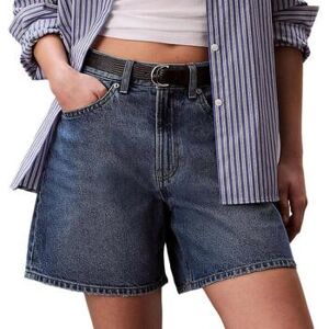 Short Calvin Klein Jeans Rise Aline Bleu US 28,US 29,US 30,US 27,US 26,US 31 Dames Short Calvin Klein Jeans Rise Aline Bleu US 28,US 29,US 30,US 27,US 26,US 31 Dames