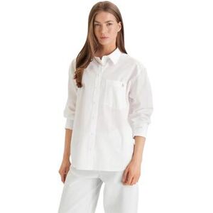 Chemise Calvin Klein Jeans LV047F147G Blanc EU S,EU XS Dames Chemise Calvin Klein Jeans LV047F147G Blanc EU S,EU XS Dames