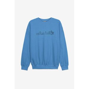 Sweatshirts Enorsia Estás Bella Sweat à manches longues Bleu FR 36,FR 38,FR 40,FR 42,FR 44,FR 46 Dames Sweatshirts Enorsia Estás Bella Sweat à manches longues Bleu FR 36,FR 38,FR 40,FR 42,FR 44,FR 46 Dames