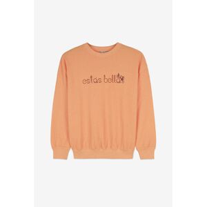 Sweatshirts Enorsia Estás Bella Sweat à manches longues Orange FR 36,FR 38,FR 40,FR 42,FR 44,FR 46 Dames Sweatshirts Enorsia Estás Bella Sweat à manches longues Orange FR 36,FR 38,FR 40,FR 42,FR 44,FR 46 Dames